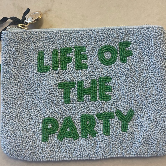 KATE SPADE X TARGET COLAB. Life of the party beaded pouch! QUALITY! - Picture 1 of 5